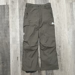 Burton All Access Snow Pants Grey Snowboard Ski Winter Pants 30" Youth XL
